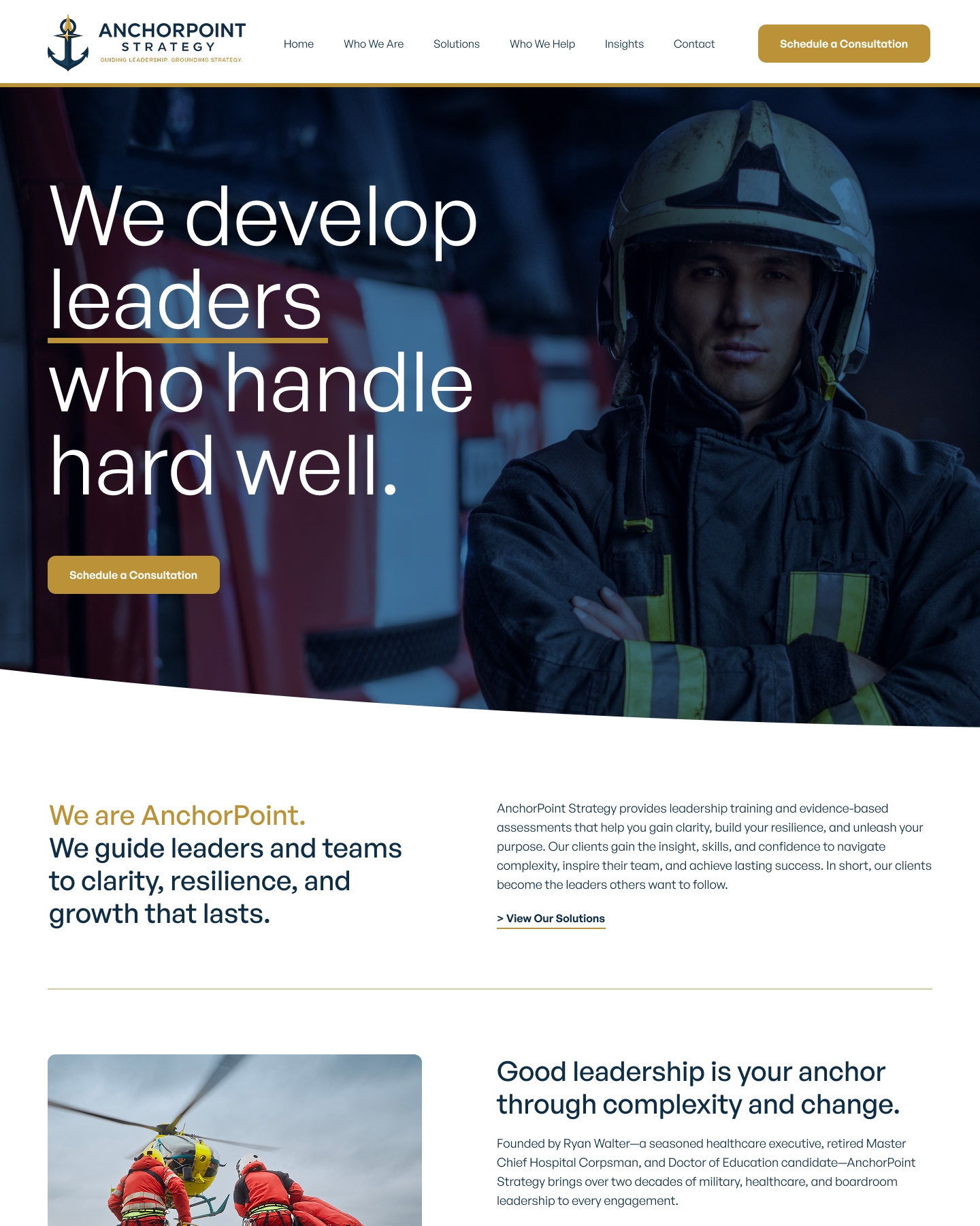 Anchor Point Strategy website