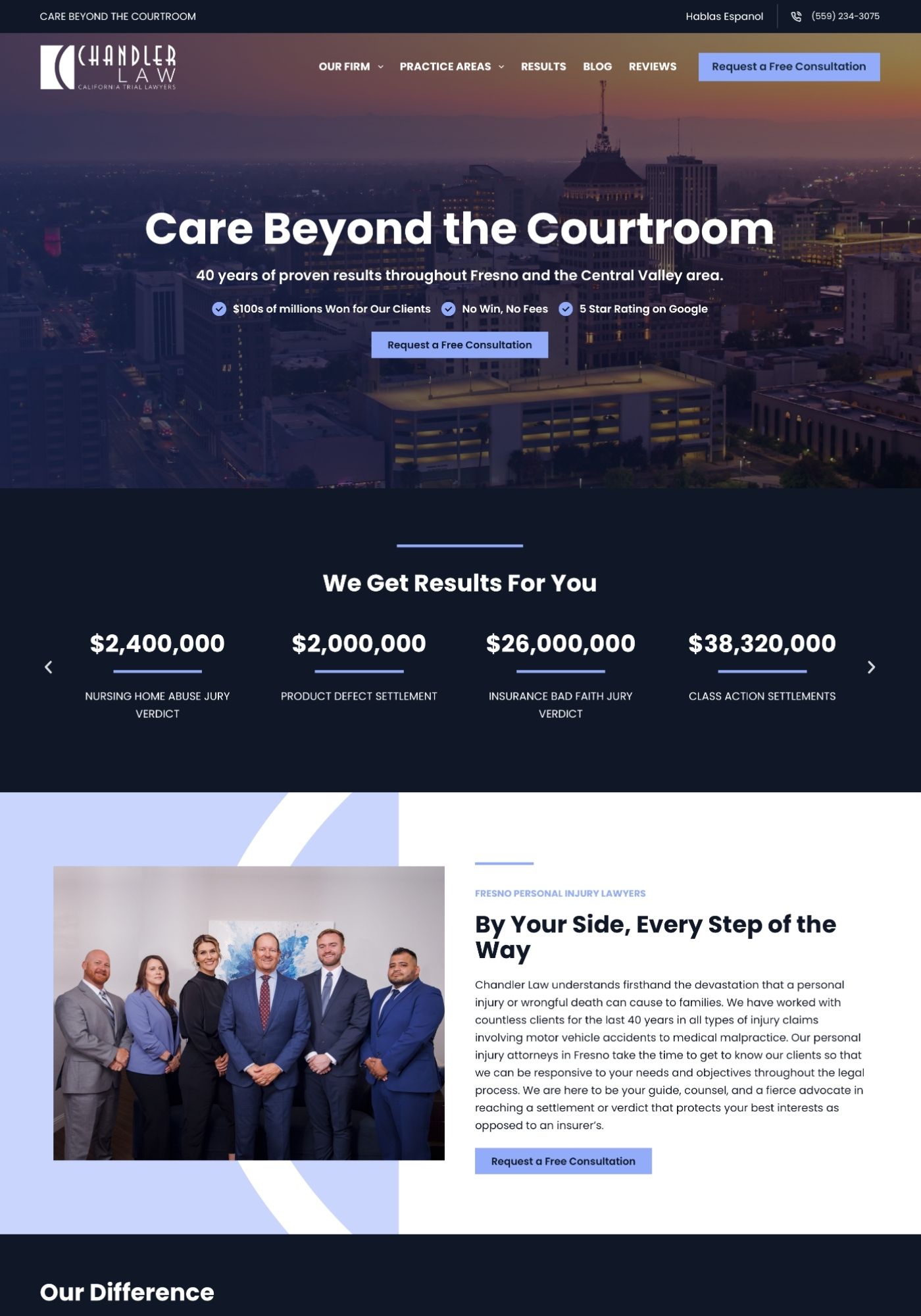 Chandler Law website