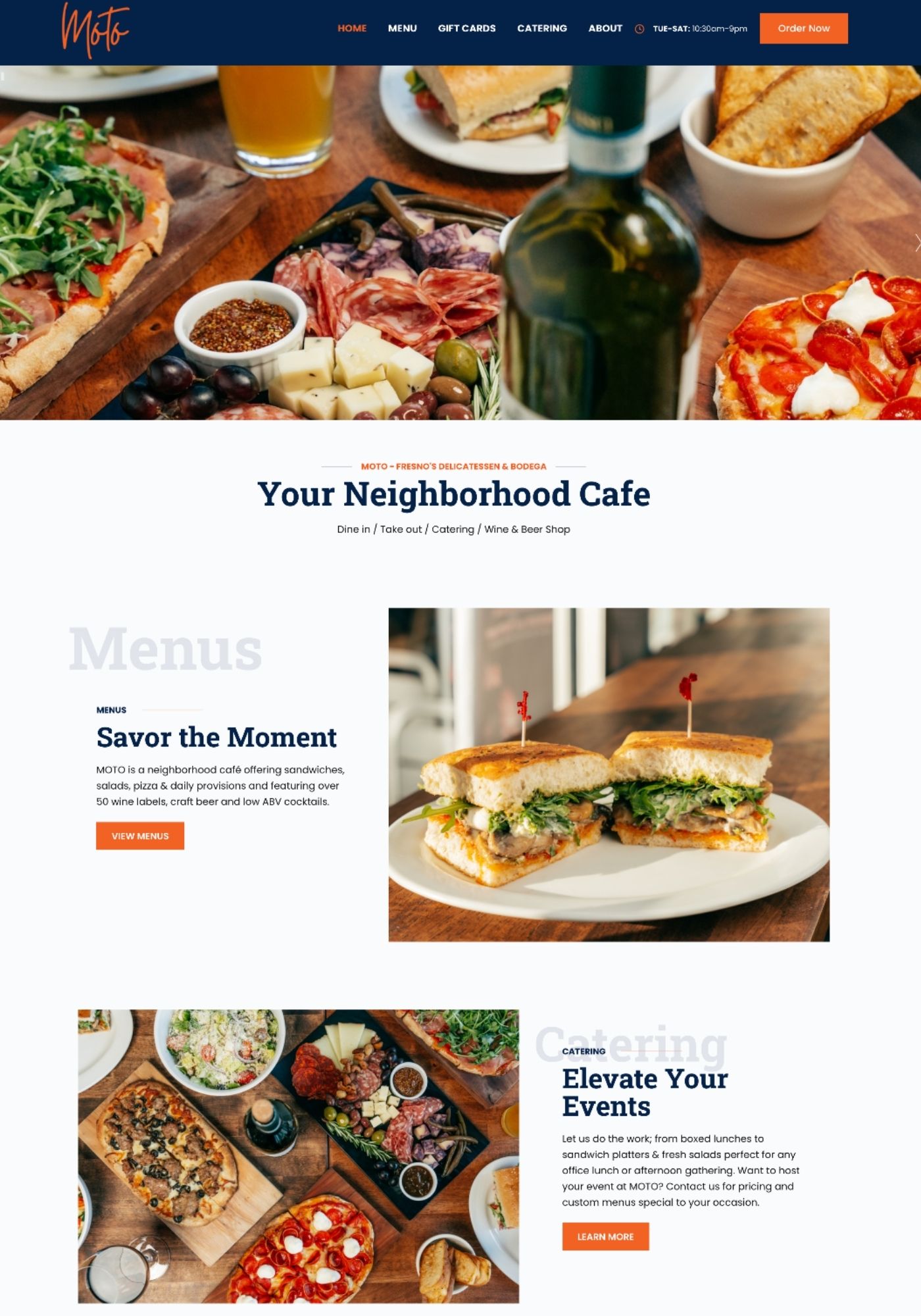 Moto website