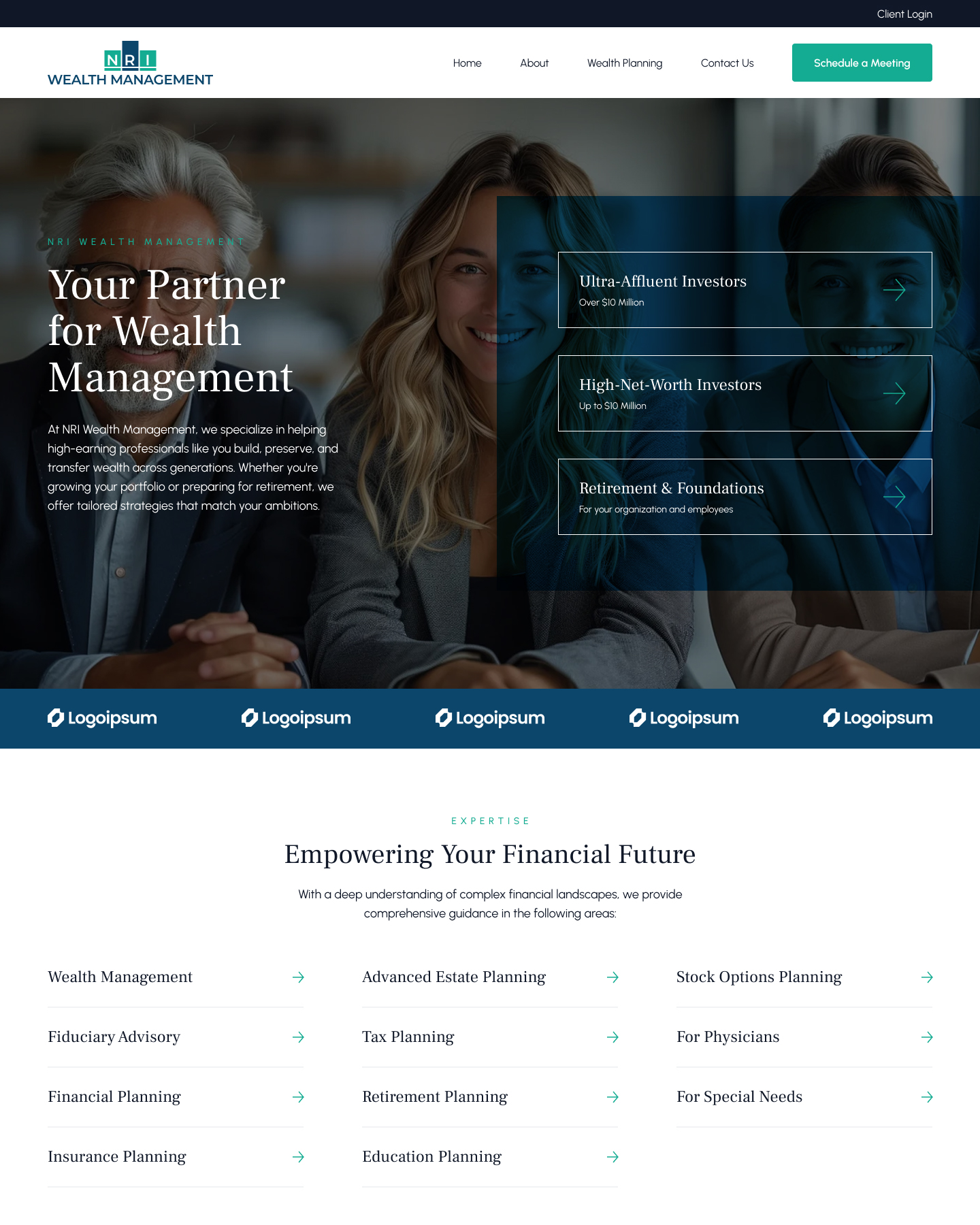 NRI Wealth Management website